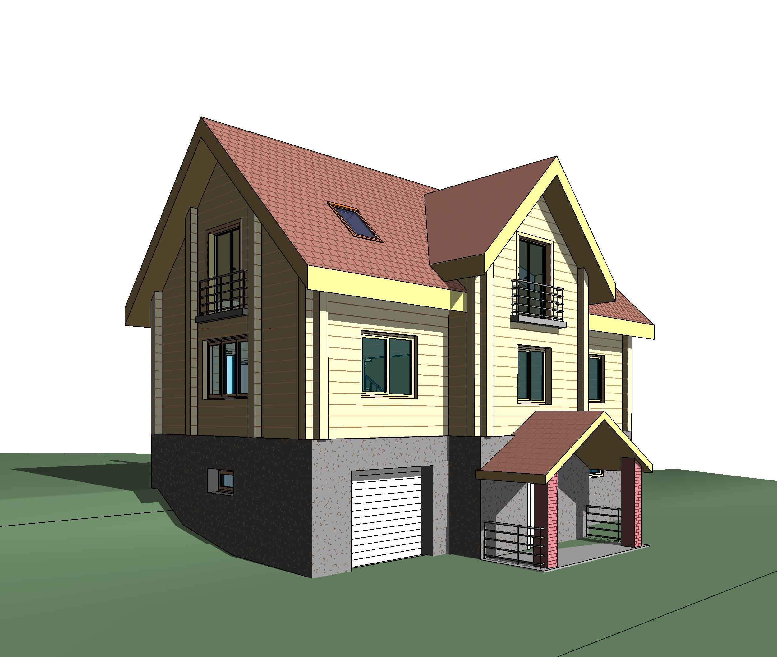 Проект деревянного дома 1564