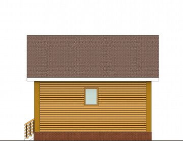 Проект каркасного дома к45