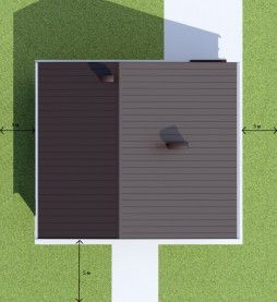 Проект каркасного дома к46