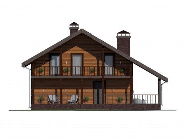 Проект каркасного дома к46