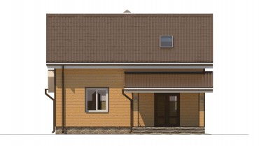 Проект каркасного дома к39