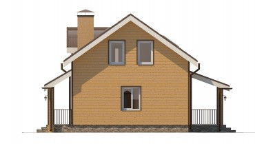 Проект каркасного дома к39