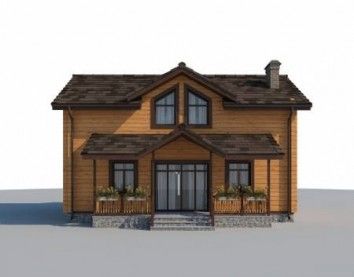 Проект деревянного дома 10-2179