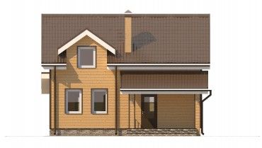 Проект каркасного дома к39