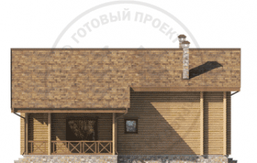 Проект деревянного дома 1052
