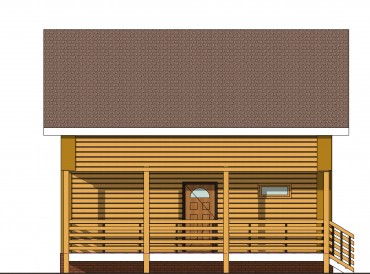 Проект каркасного дома к45