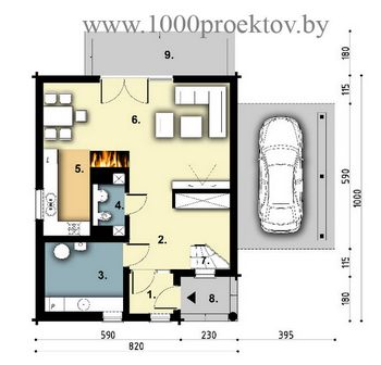 Проект деревянного дома 1611